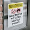 Signmission No Camera No Video With Symbol OSHA Security Notice Sign, Vinyl Decal, 5in W x 7in L, 2PK OS-2PACK-SN-D-57-V-11720 - alternate 5